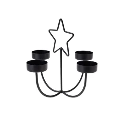 Feiern Und Feste|Basteln|Metallkerzenhalter 'Stern', 4-armig