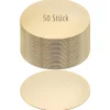 Jodl Verpackungen Verpackungen|Beutel|Pappscheibe Ø 200 mm gold/silber,  50 Stück