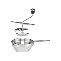 Pesto|Apfel-, Birnen-, Quittenzeit|Passiermühle aus Edelstahl, 3 Einsätze