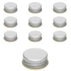 Schraubdeckel|PP 31,5 silber Aluminium, 10 Stück