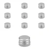 Schraubdeckel|PP 18 silber Aluminium mit Originalitätsring, 10 Stück