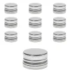 Schraubdeckel|PP 31,5 silber Aluminium mit Originalitätsring, 10 Stück