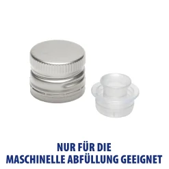 Ausgießer|Ausgießer|PP 31,5 silber Aluminium mit Ausgießer und Originalitätsring
