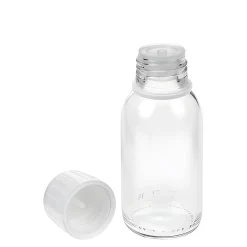 Kosmetik & Arznei|Ausgießer|PP 28 weiß mit Ausgießer, Kindersicherung und Originalitätsring