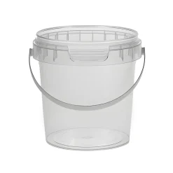 Kunststoffbehälter|Rundeimer 600 ml mit Henkel
