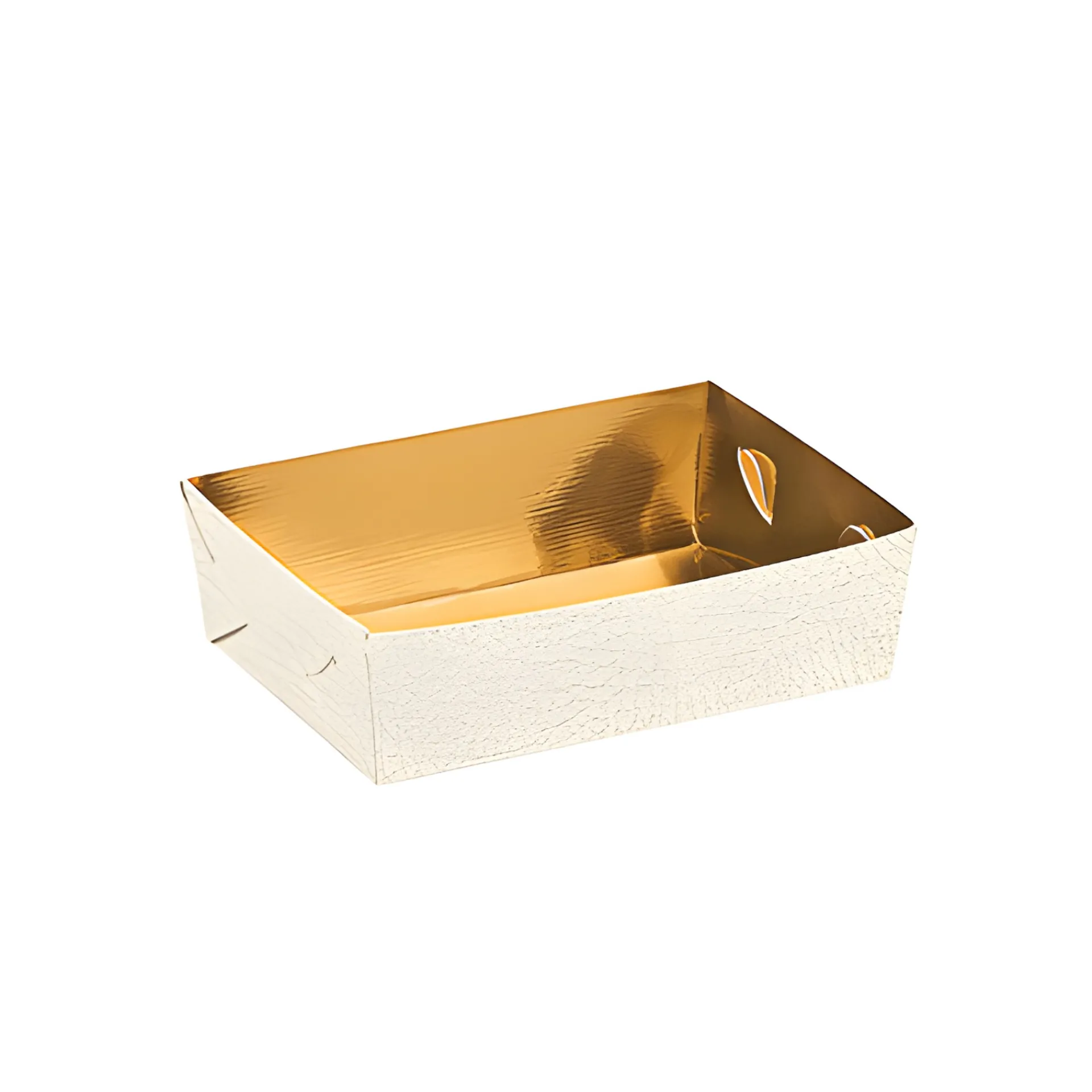Hochzeit|Weihnachtsbäckerei|Schale 160 x 110 x 35 mm gold/weiß