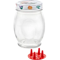 Gemüse Auf Vorrat|Fermentiergläser & Zubehör|Schraubglas 'L'Ortolano' 780 ml mit Deckel CT 86