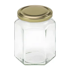 Sechskantgläser|Honiggläser|Sechskantglas 288 ml