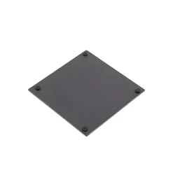 Feiern Und Feste|Deko|Servierplatte 'Weihnachten' aus Schiefer, 20 x 20 cm