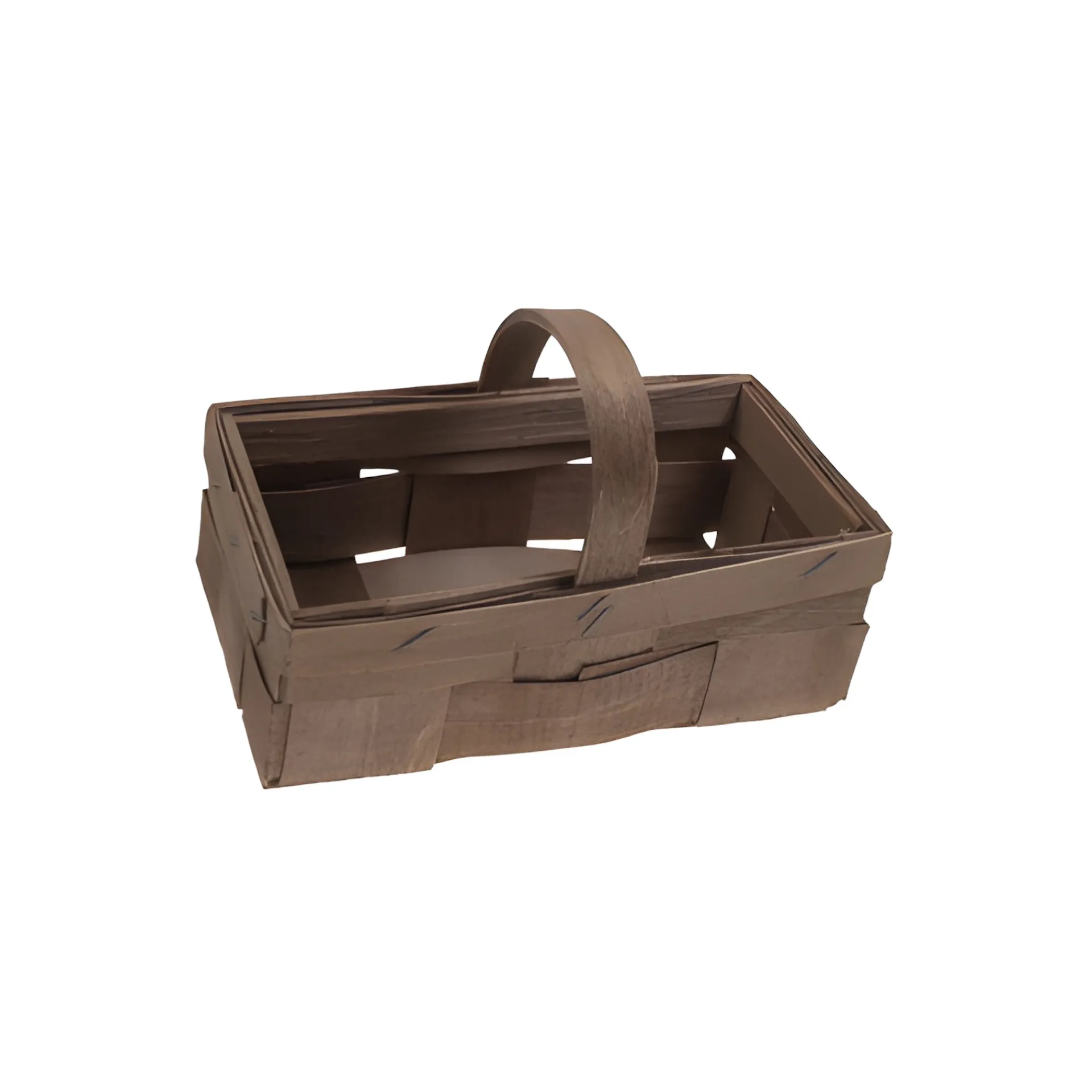 Ostern|Henkelkörbe|Spankorb mit Henkel geräuchert, 17 x 9,5 cm