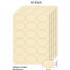 Etiketten Zum Beschriften|Bedruckbare Etiketten|Steffis Etiketten 63,5 x 42,3 mm creme - 50 Blatt A4