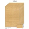 Etiketten Zum Beschriften|Bedruckbare Etiketten|Steffis Etiketten 82 x 52 mm Holzdekor - 5 Blatt A4