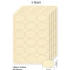 Pesto|Etiketten Zum Beschriften|Steffis Etiketten 63,5 x 42,3 mm creme - 5 Blatt A4