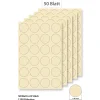 Etiketten Zum Beschriften|Bedruckbare Etiketten|Steffis Etiketten rund 40 mm creme - 50 Blatt A4