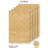 Etiketten Zum Beschriften|Bedruckbare Etiketten|Steffis Etiketten rund 40 mm Holzdekor - 50 Blatt A4