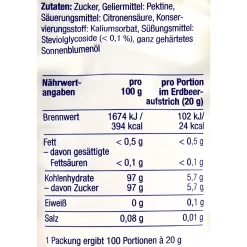 Sweet Family Pektin Und Gelierzucker|Stevia Gelierzucker, 500 g