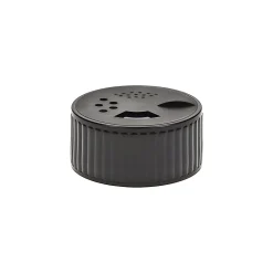 Gewürze Und Kräuter|Gewürzmühlen, Streuverschlüsse|Streuverschluss schwarz für Gewürzglas 95 ml und 100 ml