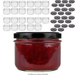 Halloween|Pflaumenzeit|Sturzglas 262 ml, 24er Set