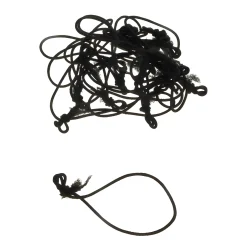 Deckchen-Sets|Textilschlaufen schwarz -  20er Pack