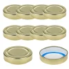 Blueseal Deckel|Twist-Off-Deckel Deep|TO 58 Deep gold past. BLUESEAL, 10 Stück