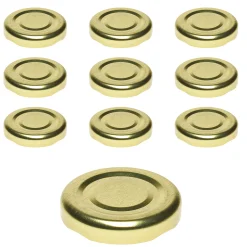 Twist-Off-Deckel|Twist-Off-Deckel|TO  38 gold past., 10 Stück