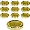 Twist-Off-Deckel|Twist-Off-Deckel|TO  53 gold past., 10 Stück