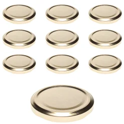 Twist-Off-Deckel|Twist-Off-Deckel|TO  66 gold ster., 10 Stück