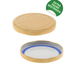 Aufstriche Und Dips|Blueseal Deckel|TO  82 Holzdekor matt past. BLUESEAL, 10 Stück
