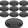 Twist-Off-Deckel|TO  82 schwarz past., 10 Stück