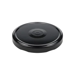 Twist-Off-Deckel|TO 100 schwarz ster. mit Button