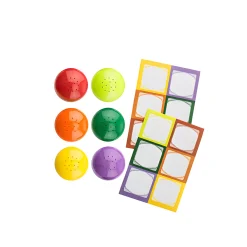 Gewürzmühlen, Streuverschlüsse|Deckel-Sets|TO 38 Streuerkappe 6er plus 12 Etiketten, 6 Farben