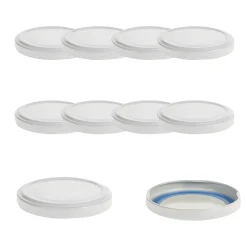 Blueseal Deckel|Twist-Off-Deckel|TO  66 weiß past. BLUESEAL, 10 Stück
