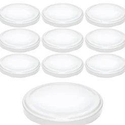 Twist-Off-Deckel|TO  82 weiß ster., 10 Stück