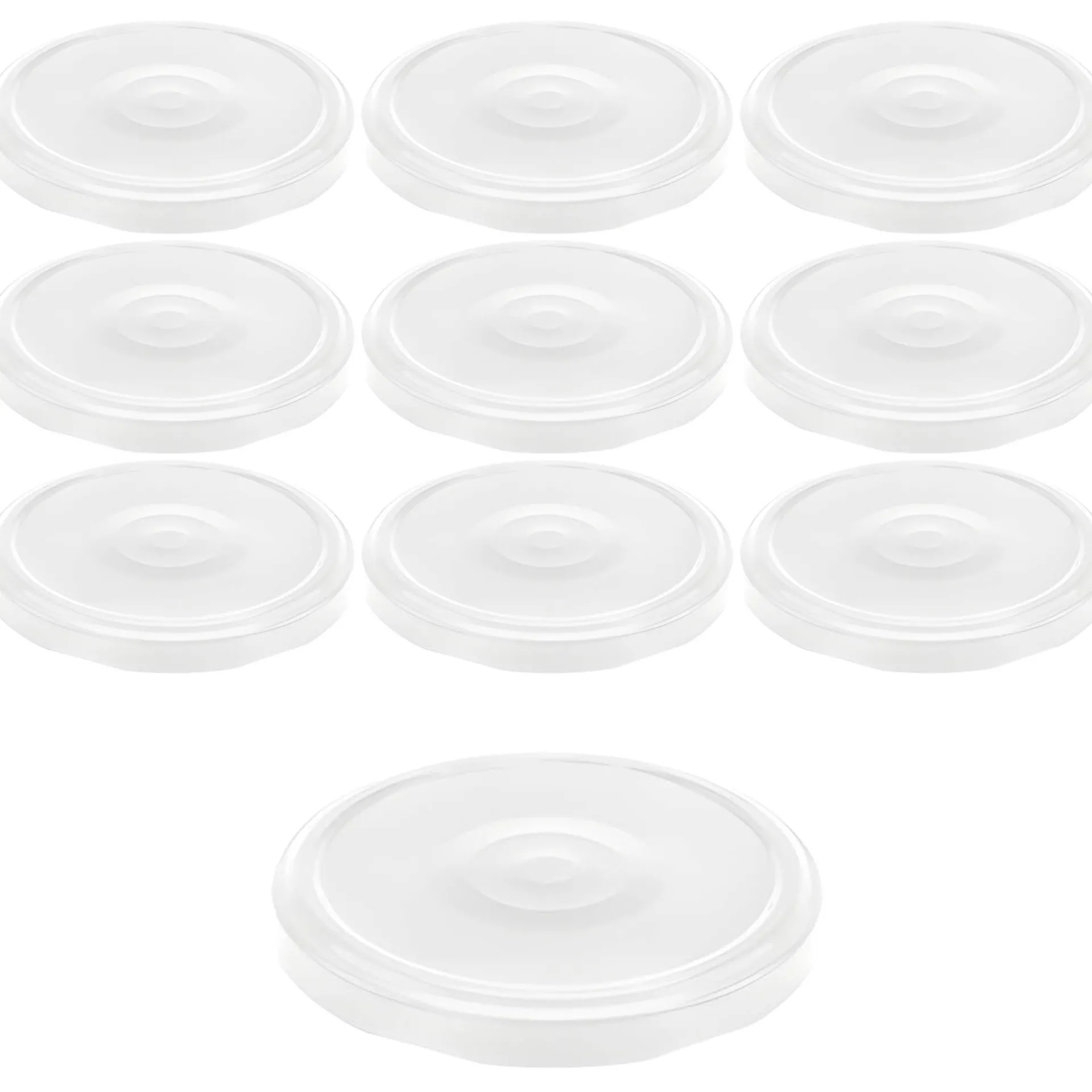 Twist-Off-Deckel|TO 82 weiß ster. mit Button, 10 Stück