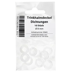 Picknick-Zubehör|Trinkhalme|Trinkhalmdeckel Dichtungen Ø 8 mm, 10 Stück