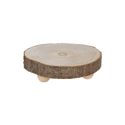 Untersetzer|Buffetpräsentation|Untersetzer 'Baumscheibe' mit Füßen, Ø 16 cm