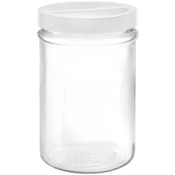 Fermentiergläser & Zubehör|Aufbewahren|Vorratsglas 'Ortes' 5 Liter mit Schraubdeckel weiß