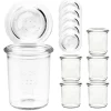Giveaways|Picknick-Zubehör|WECK-Mini-Sturzglas 160 ml + Glasdeckel, 6er Set