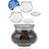 Aufbewahren|Windlichter Und Kerzengläser|WECK-Schmuckglas 560 ml mit Glasdeckel, 3er Set
