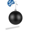 Basteln|Deko|Weihnachtskugel 'Tafel' zum Beschriften, Ø 8 cm