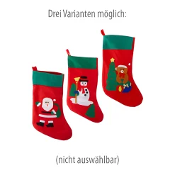 Verpackungen|Weihnachtssocke zum Anhängen aus Filz, 25 x 40 cm
