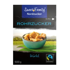 Sweet Family Pektin Und Gelierzucker|Würfel-Rohrzucker Fairtrade braun, 500 g